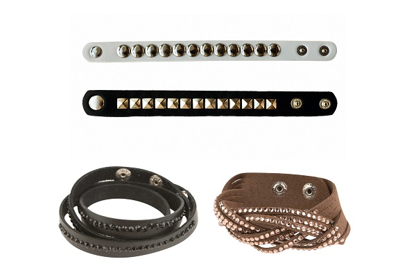 Leather Studded Bracelets